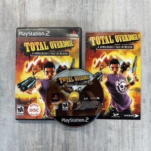 Total Overdose (Sony PlayStation 2, PS2) - Complete With Manual No Bonus Disc